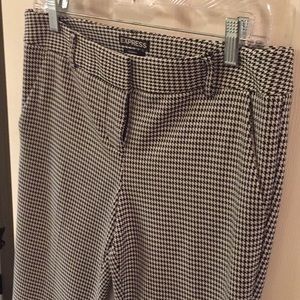 Express Houndstooth Ankle Pants